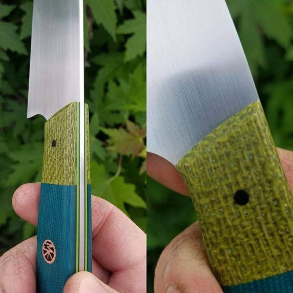 The maker's list price on this Mike Jeffries' chef knife is 300-$380, depending on options.