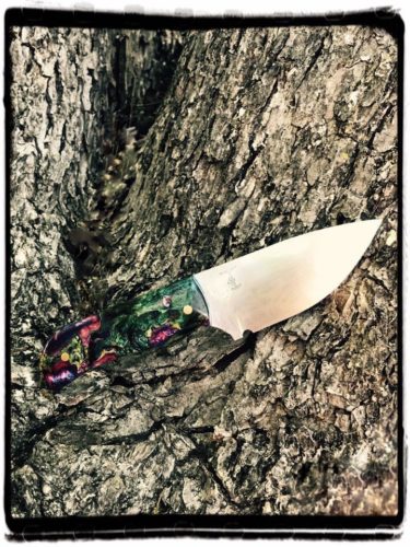 Bobby Toerck made this knife for his daughter on the occasion of her first deer.