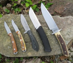 Hunters by Timberline, White River Knife & Tool, Steel Will and Boker Arbolito.