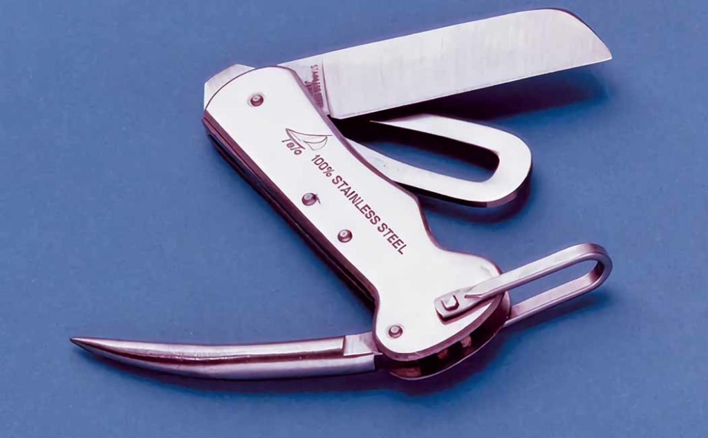 Inexpensive, rugged and handy, Davis' rigging knife has all based covered.