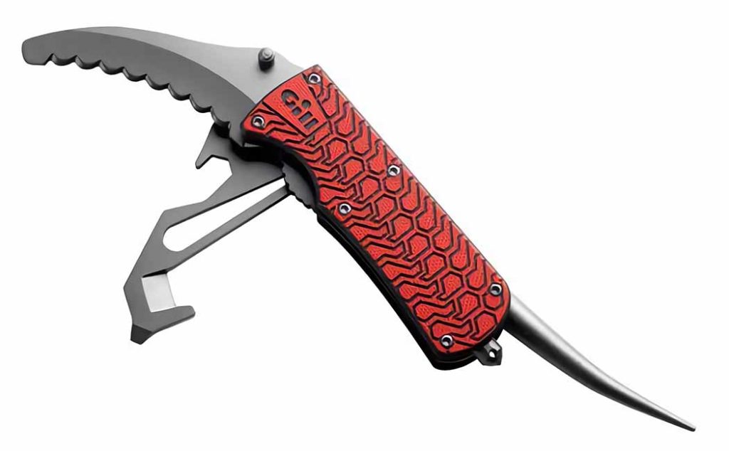 A modern iteration of the classic rigging knife, <a href=