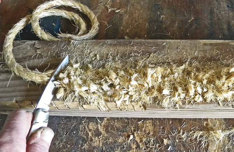 The main blade crunched to 74 clean cuts on the half-inch sisal rope before the edge started to slide.
