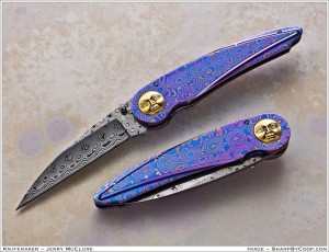 Jerry McClue, maker of "Wild Thing," will be among the exhibiting makers at the Denver Custom Knife Show. (SharpByCoop.com photo)