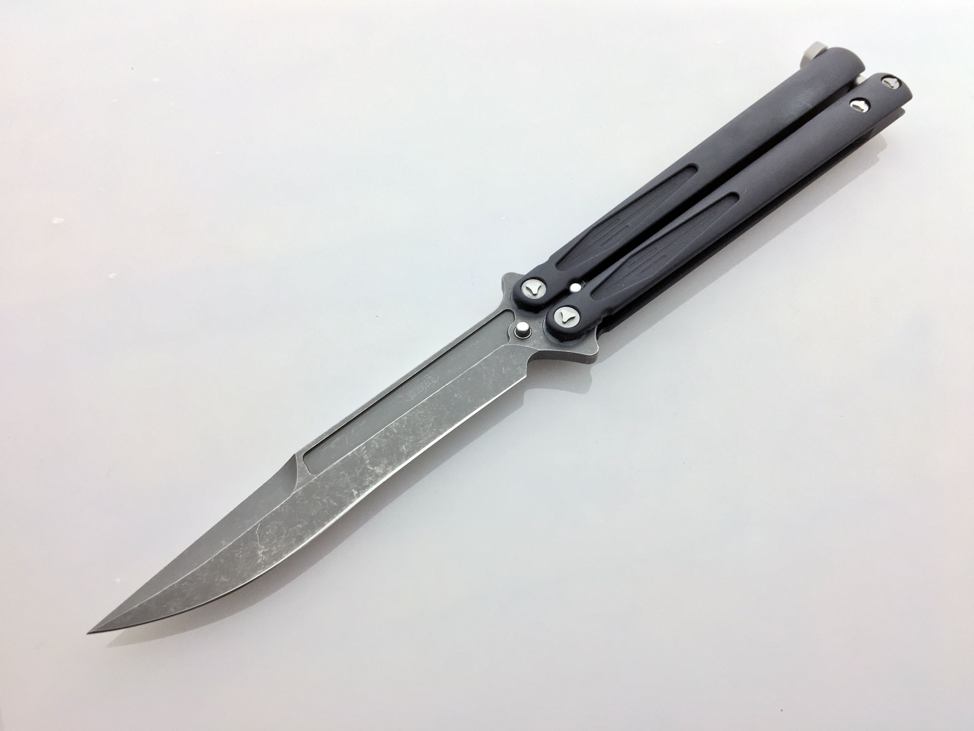 Balisong Butterfly Knife Trainer (Black) — Cutting Edge Cutlery Co.
