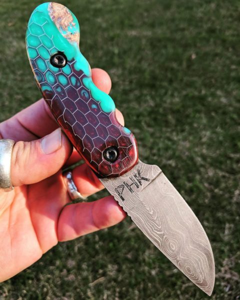 The Lil Chubby drop-point is made by Randy Madan of Patriot Horde Knives.