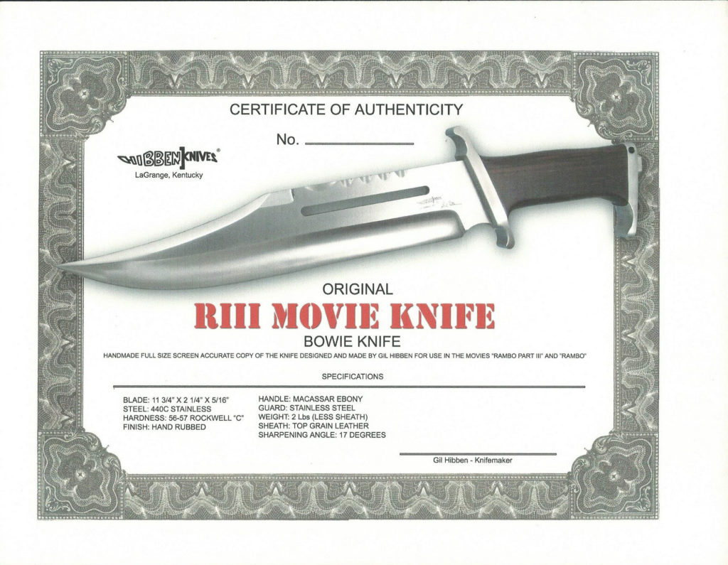 Knife from Rambo