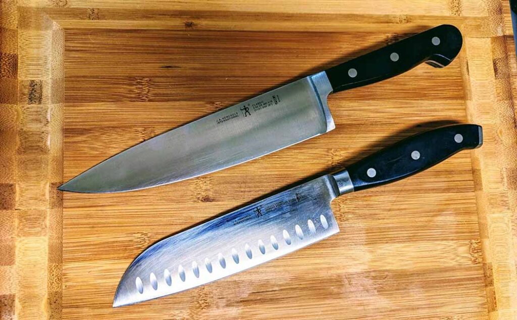 Santoku vs chef's knife