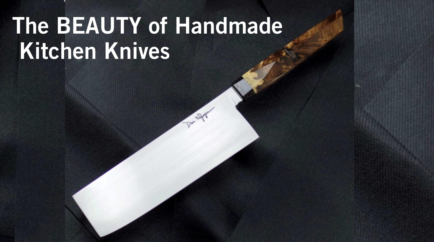 Custom hand forged kitchen knives with excellent performance