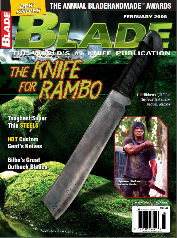 Knife used in fourth Rambo movie
