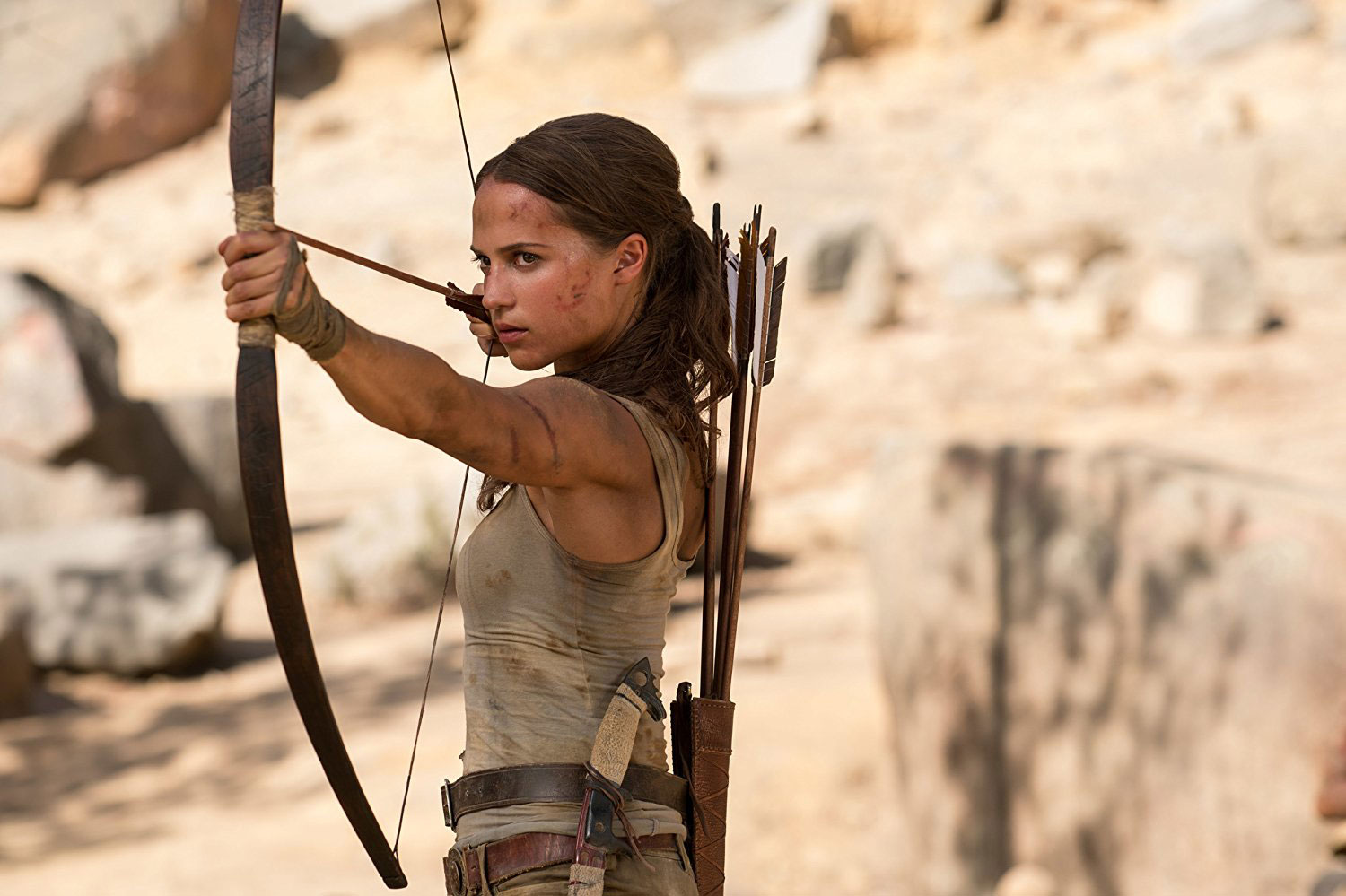 Tomb Raider movie weapons