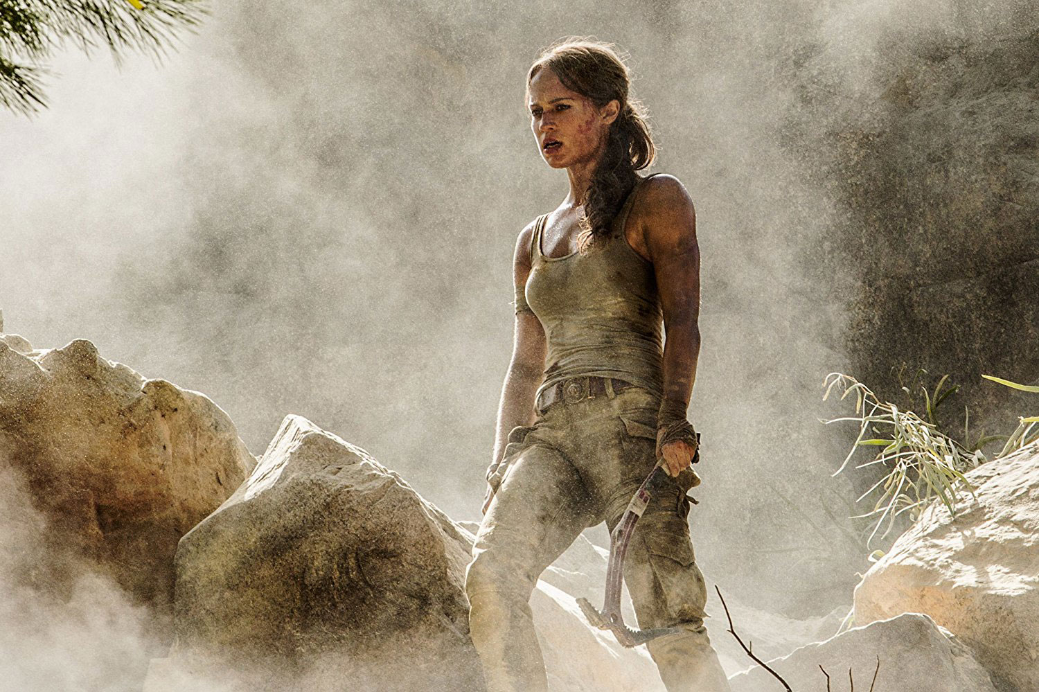 Tomb Raider movie axe