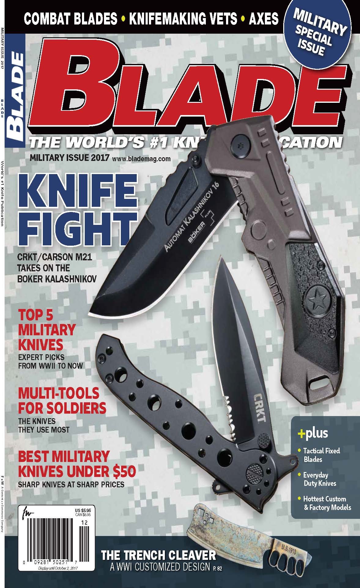 BLADE and top 5 U.S. military knives