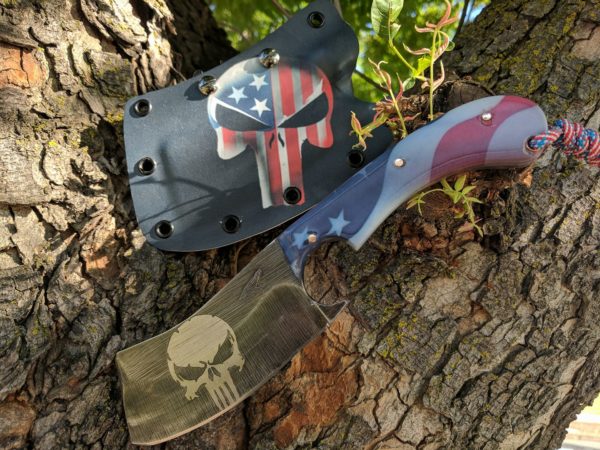 Patriot Horde Knives sells DaCleava with a matching Kydex sheath.