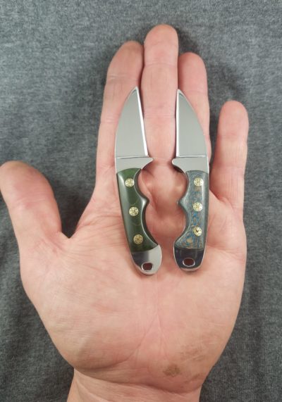 Mini neckers are just one style of knife made by Pete Sloan at Sloan Custom Knives. 