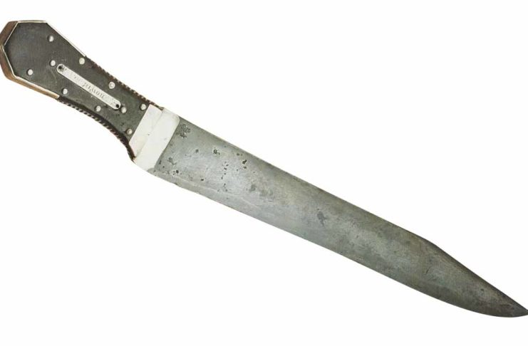 Known simply as Bowie No. 1, this early 19th-century knife is attributed to the style of James Black. Some believe Black made one or more knives for Jim Bowie.