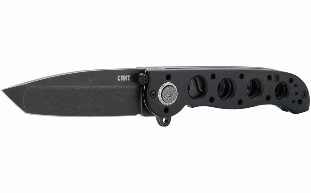One result of Kit Carson’s popularization of the flipper folder is his long-running series of M16 flipper folders for CRKT. Among the latest iterations is the M16-02DB. In addition to being a flipper folder, the original M16 also was among the earlier top factory tactical folders.
