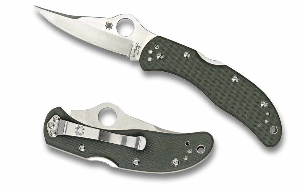While many may think serrations when they think Spyderco—and they would be correct—the most significant Spyderco innovations are the hole in the blade and the pocket clip. The Worker was the first Spyderco knife with those features, and it was reproduced in 2017 as seen here in one of the company’s sprint production runs.