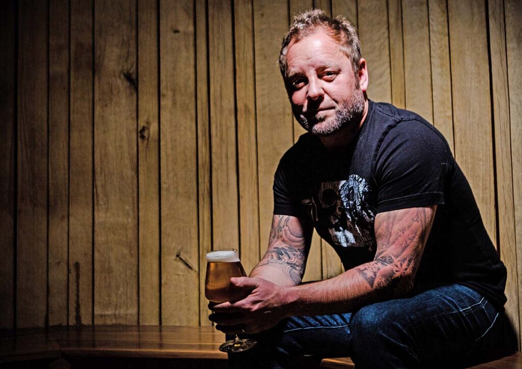 In addition to running the internationally known Anchorage Brewing Company in Anchorage, Alaska, Gabe Fletcher is also an ABS apprentice smith.