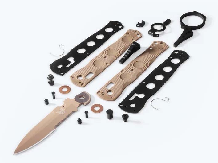 Benchmade Mini SOCP Folder disasembled