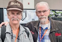 BLADE® editor Steve Shackleford (left) and heat-treating legend Paul Bos (right)