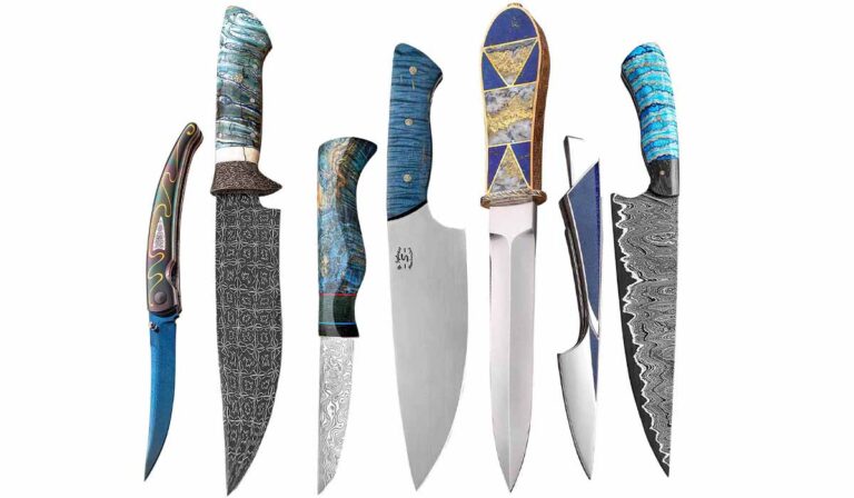 Blue Bloods: Custom Knives With A Twist Of Azul