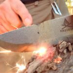 Fire starting with knife