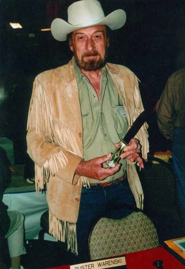 Buster Warenski is widely recognized as one of the best knifemakers if not the best ever. He passed away in 2005.