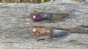 Hawk Custom Knives offers 4 1/2-inch Mini Me skinners that make great purse-carry knives.
