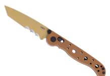 CRKT M14 10XD open in profile.