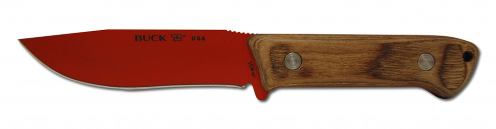 Buck's new outdoor series features a hot red powdercoat finish.