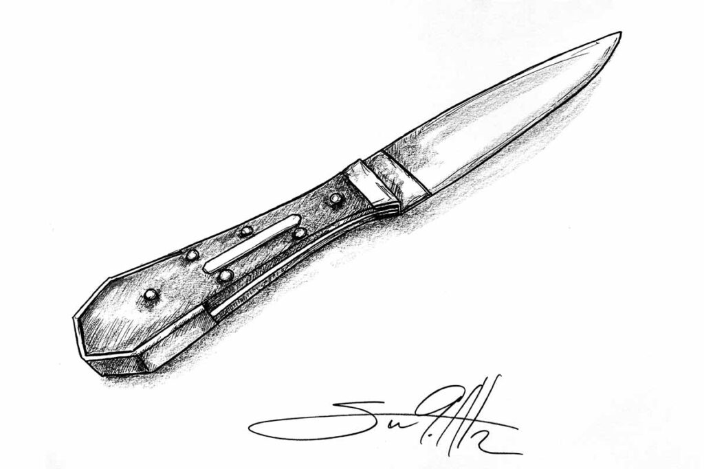 Picture of assembled Carrigan Knife