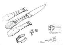 The construction assembly of the Carrigan Knife