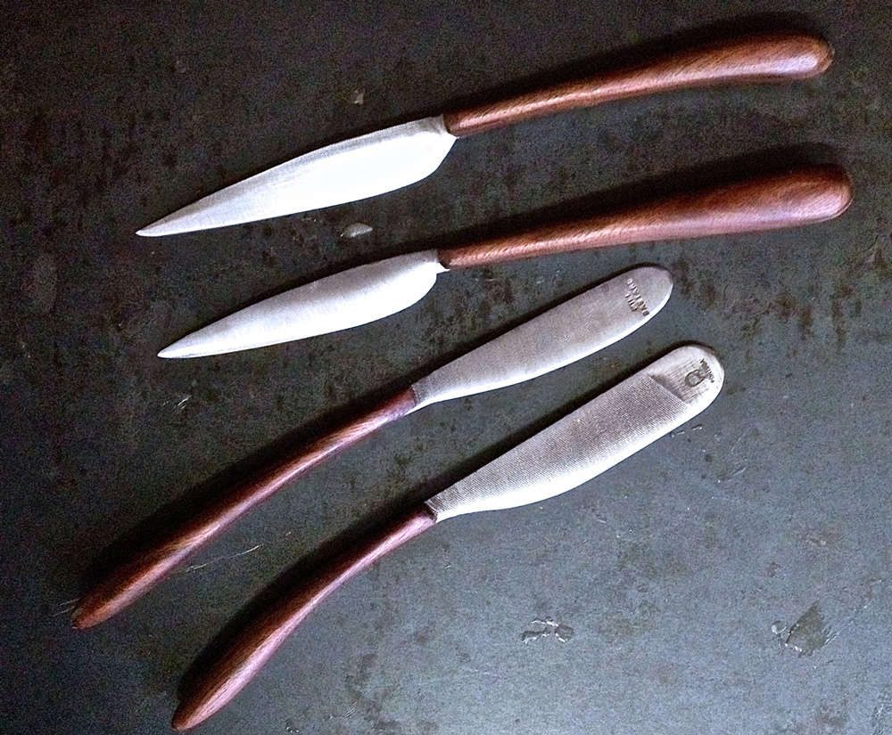 Chelsea Miller Rounded Cheese Knives. 