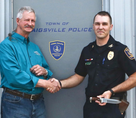 Commemorative police knives