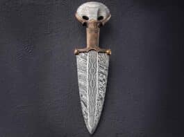 Cool Custom: Ryan Breuer’s Relic Dagger Ryan Breuer, 26, said the primary influence on his one-of-a-kind Relic Dagger is the Bronze Age Egyptian dagger. The shapes on the quillons of Ryan’s knife are carvings in the bronze. While Ryan has made knives for about 10 years, he did not start making them seriously until about eight years ago after graduation from high school. A part-time bladesmith, he works full time as an engineer for a manufacturer making parts for medical devices. (image of Ryan’s knife by SharpByCoop.com)