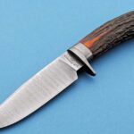 Custom Andrews-Forged-Damascus-Fixed-Blade