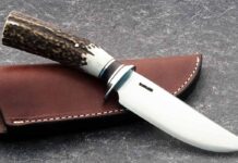 Custom Hunting Knife Malosh-Forged-Elk-Hunter
