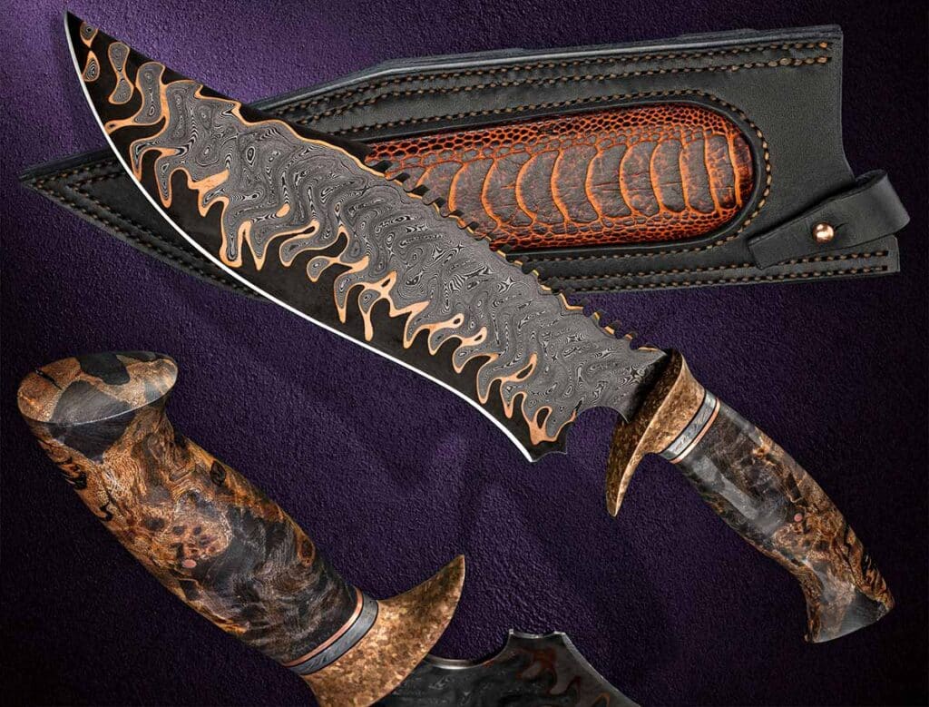 Custom Knife Corey Reynolds - Sawback Bowie