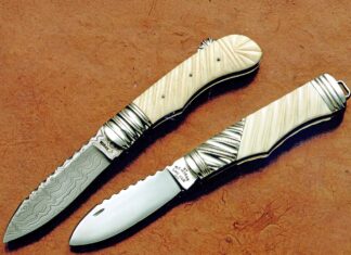 These are the only two folders by BLADE Magazine Cutlery Hall-of-Fame® member Bill Moran the author has ever seen in person. “I bought the knives on a Saturday, sent them to PointSeven to be photographed, got the knives back the following Thursday and sold them Friday. I got the photos after the knives had been sold,” the author wrote. “When they are rare and from a legend, the Matrix is not needed.” (Eric Eggly/PointSeven image)