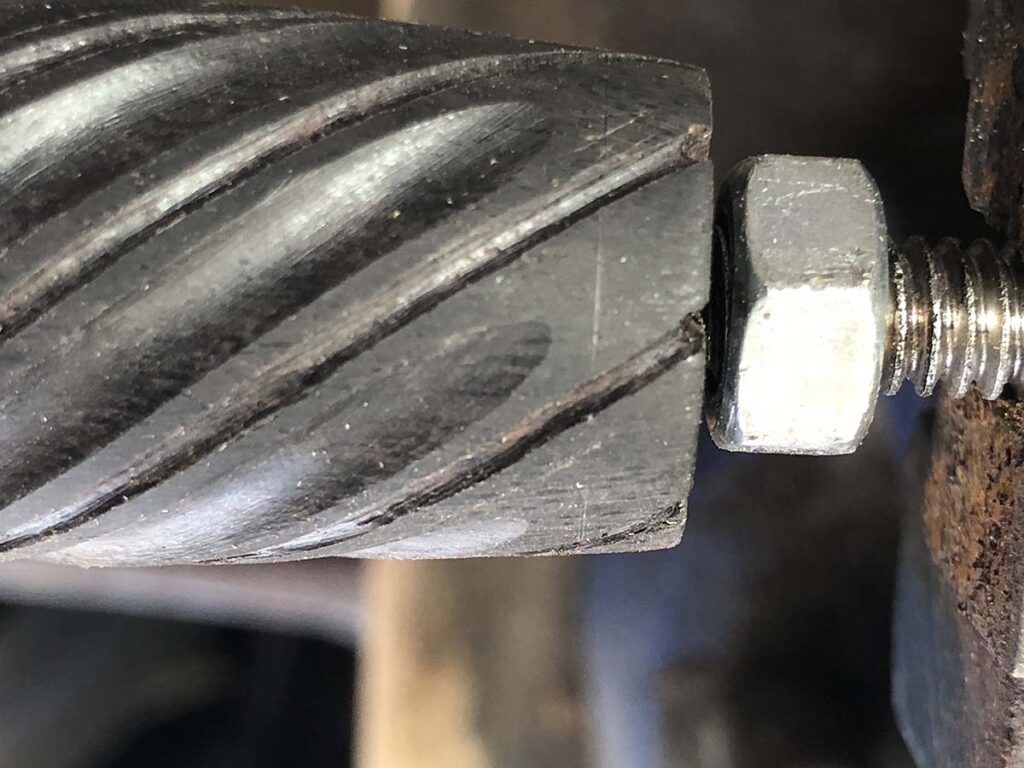 When filing and finishing flutes, keep the ends identical in length and shape. Any variation will stand out.