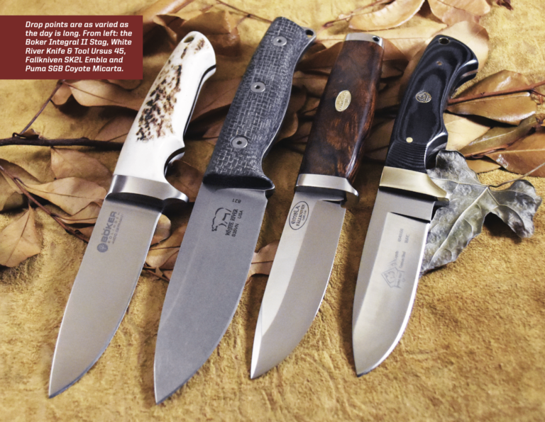We Review 4 Drop Point Knives Priced $74-$450