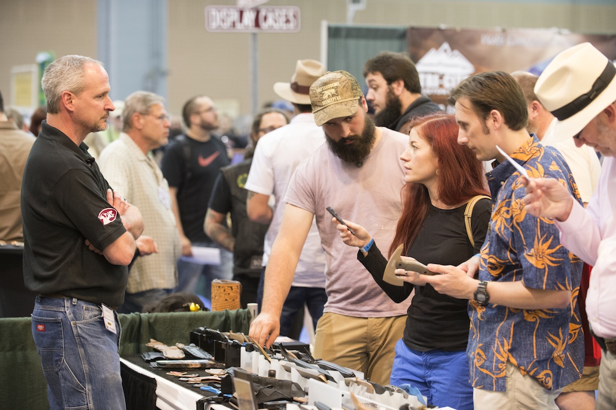Attend knife shows