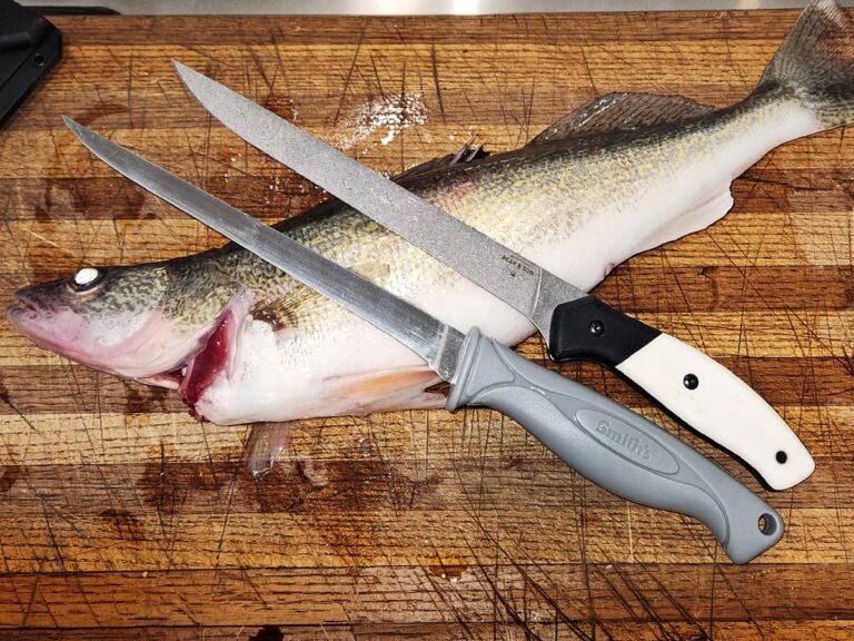 Head-To-Head Of Two Fillet Knives