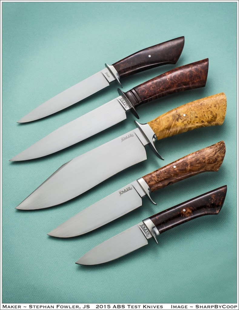Fowler journeyman smith knives.