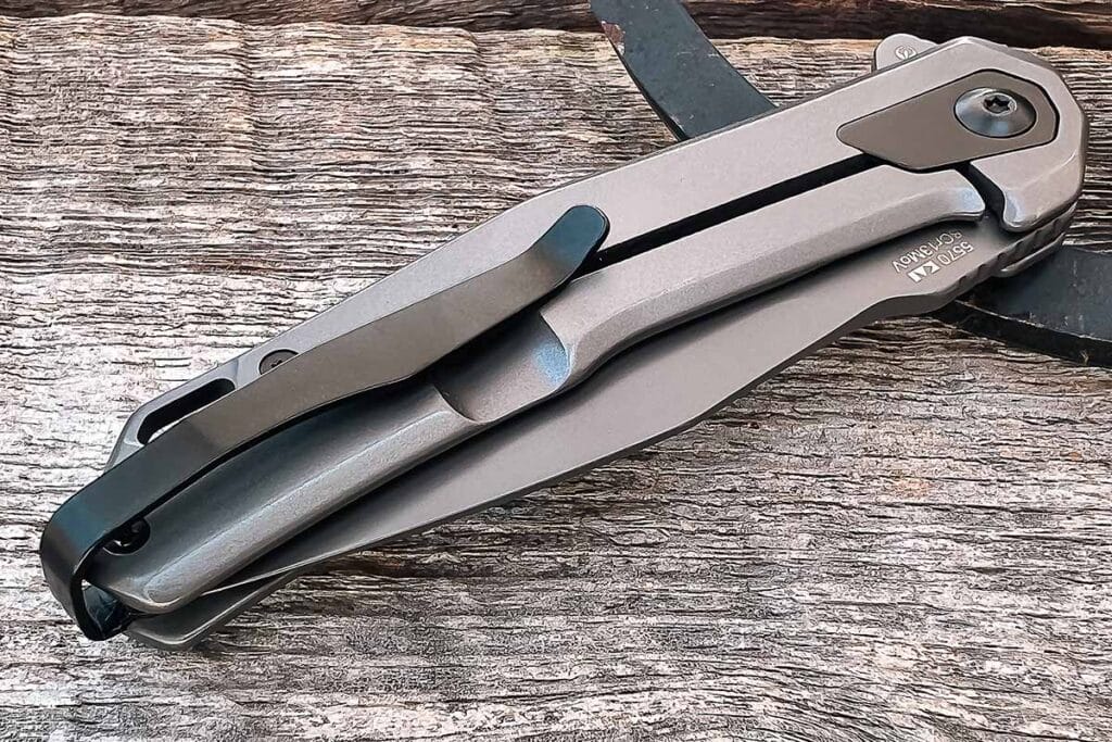 Kershaw Helitack’s stainless steel framelock