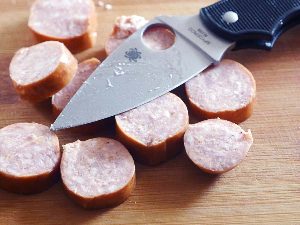 The Spyderco Metropolitan Lightweight’s wide blade excels at prepping snacks and larger tasks, too.