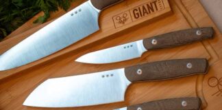 GiantMouse Kitchen Knives set