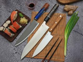 ondor Tool & Knife Shefu, Spyderco Itamae and Fox Knives 2C 504 0L.