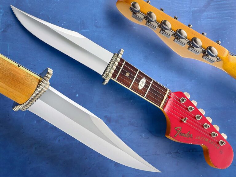 Cool Custom: Lloyd Hale’s Fender Jazzmaster Knife