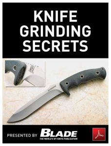 Knifemaking guide to grinding blade edges